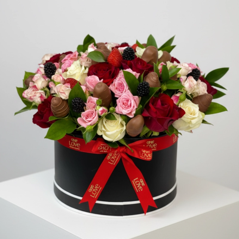 One Love Berry Flowers Box